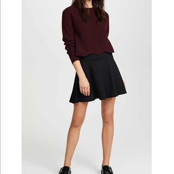 HIGH WAIST FLARE SKIRT - Picture 4 of 16